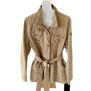Buffalo By David Bitton Tan Military Style Jacket